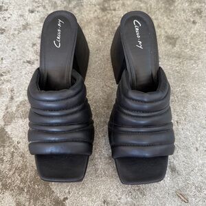 Circus NYC Going Out Platform Heels in Black